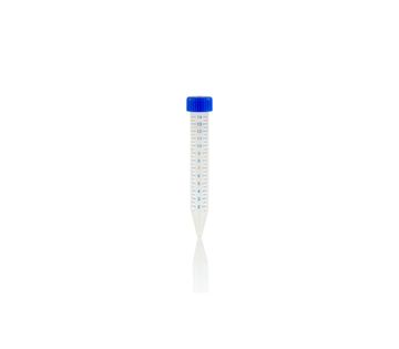 15ml graduated centrifuge tube w/ cap, sterile, bag, Pk/10x50