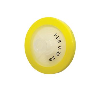 0.45m Syringe Filter, PES (Sterile), Yellow, diam. 33 mm